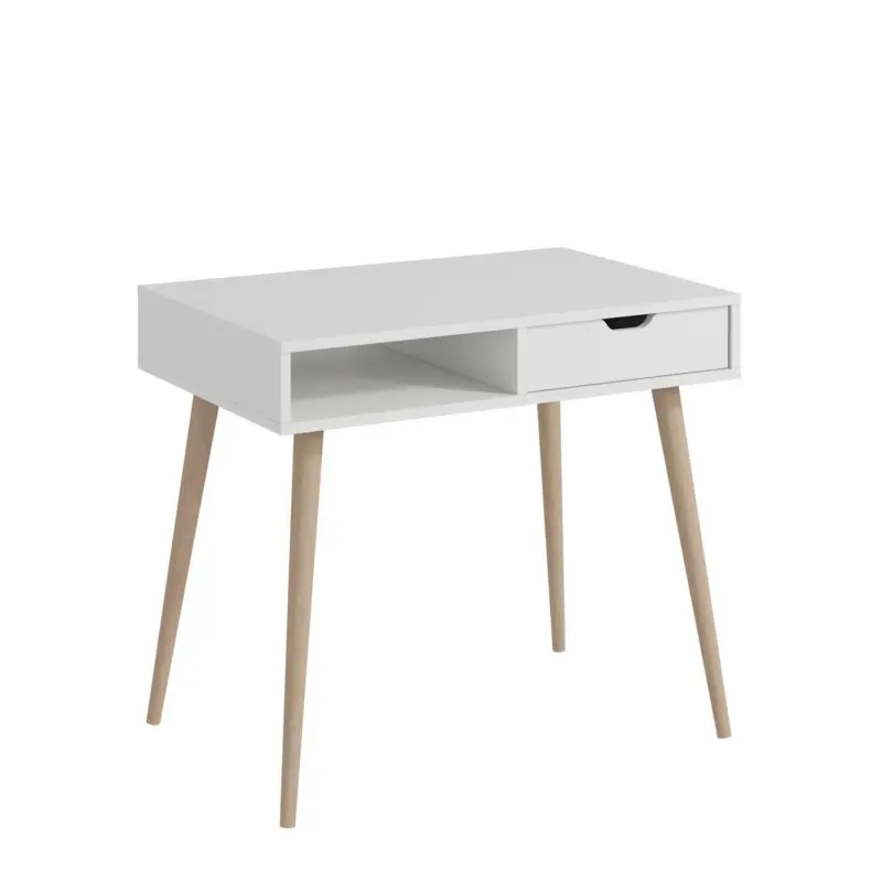 Schreibtisch Offer Wei&szlig; ca. 90x60x80cm