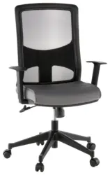 Drehstuhl Lavita Grau/Schwarz