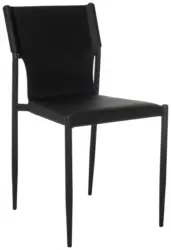 Besucherstuhl Ellon Schwarz ca. 44x82x52cm