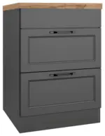 m&ouml;max Dornbirn - Ihr Trendm&ouml;belhaus in Dornbirn Kochfeldumbauschrank Meran ca. 60x86x60 cm Grau/Eiche