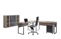 B&uuml;ro Office Edition Set 2 Sonoma Eiche/Anthrazit