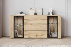 Sideboard Caro ca. 150x70 cm Eiche Wotan