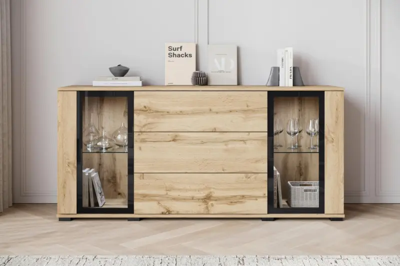 Sideboard Caro ca. 150x70 cm Eiche Wotan