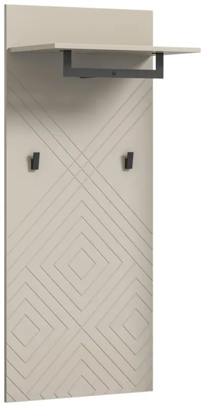 Garderobenpaneel Notes ca. 60x140 cm Sandbeige