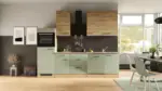 m&ouml;max Dornbirn - Ihr Trendm&ouml;belhaus in Dornbirn K&uuml;chenblock Cara Gr&uuml;n/Eichefarben mit Ger&auml;ten