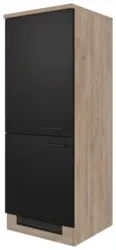 Ger&auml;teumbauschrank Capri Schwarz/Eichefarben