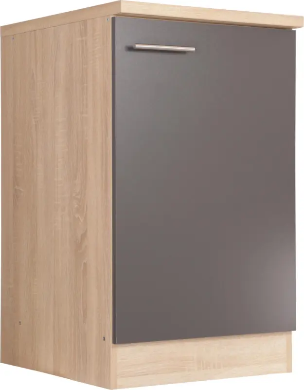 Sp&uuml;lenunterschrank Merle Grau/Eichefarben