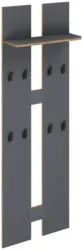 Wandgarderobe SALIA L Anthrazit ca. 57x170x20 cm