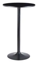 m&ouml;max Dornbirn - Ihr Trendm&ouml;belhaus in Dornbirn Bistrotisch rund ca. 60x100 cm Schwarz