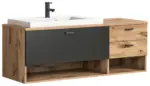m&ouml;max Dornbirn - Ihr Trendm&ouml;belhaus in Dornbirn Waschtischkombi Grado ca. 140 cm Eiche/Grau