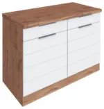 m&ouml;max Dornbirn - Ihr Trendm&ouml;belhaus in Dornbirn K&uuml;chenunterschrank Florenz ca. 120 cm Wei&szlig;/Eiche