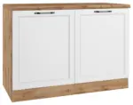 m&ouml;max Dornbirn - Ihr Trendm&ouml;belhaus in Dornbirn Sp&uuml;lenunterschrank Meran ca. 120x86x60 cm Wei&szlig;/Eiche