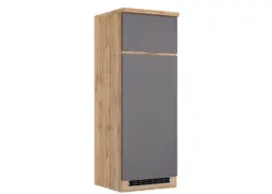 Ger&auml;teumbauschrank Turin ca. 60x166 cm Grau/Eiche
