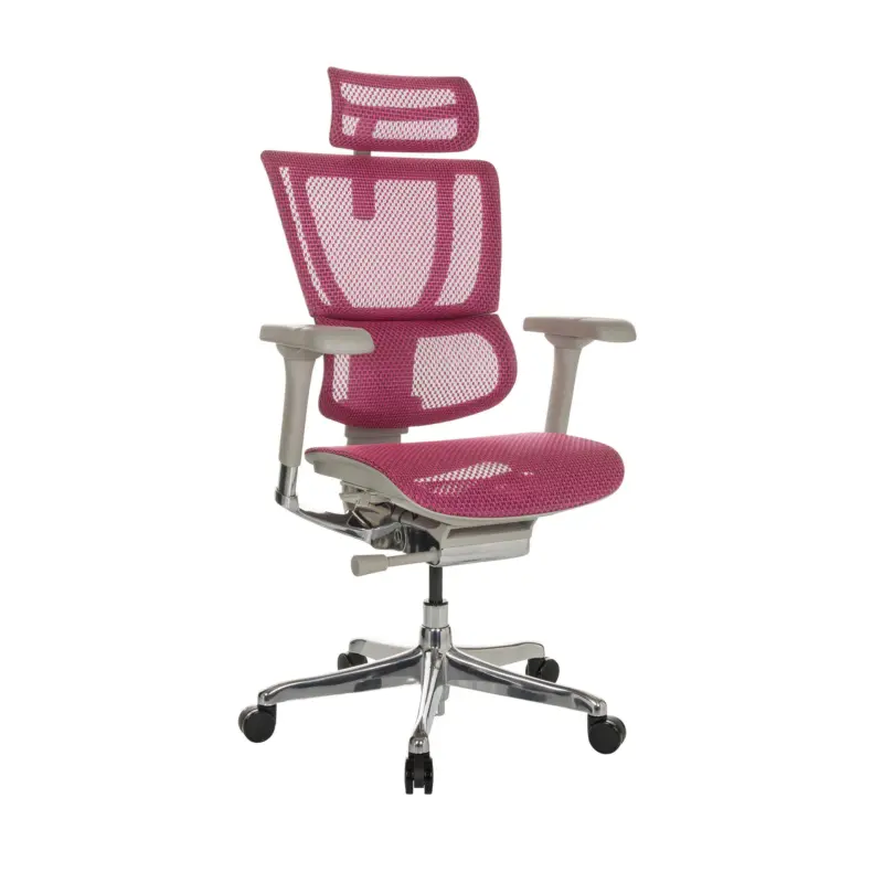 Drehstuhl Ergohuman Slim Rosa ca. 69x116-138x66cm