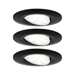 LED-Deckenleuchte Calla IP65 in Schwarz max. 6 Watt Deckenlampe