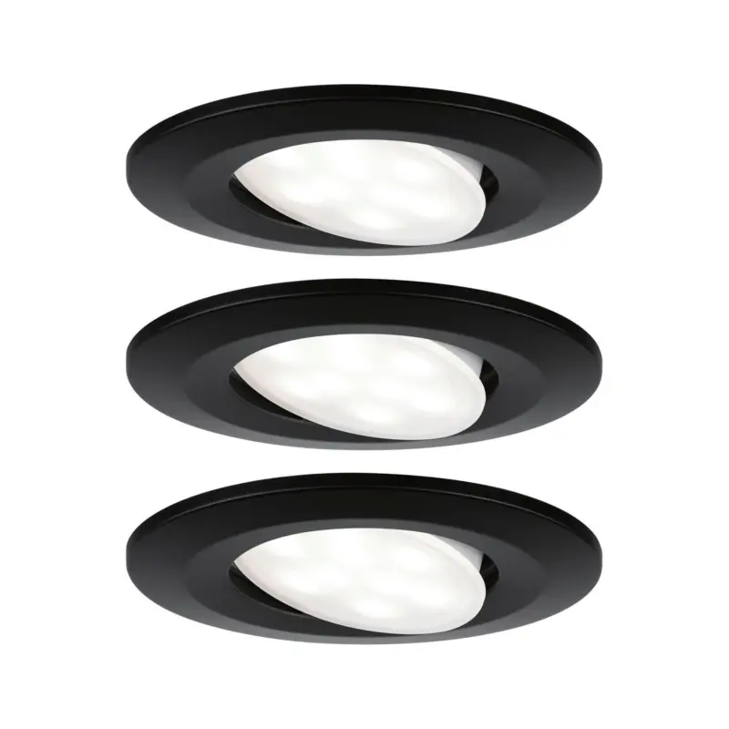 LED-Deckenleuchte Calla IP65 in Schwarz max. 6 Watt Deckenlampe