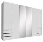 m&ouml;max Dornbirn - Ihr Trendm&ouml;belhaus in Dornbirn Dreht&uuml;renschrank Level 36A mit Spiegel ca. 300 cm Alpinwei&szlig;