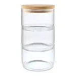 m&ouml;max Dornbirn - Ihr Trendm&ouml;belhaus in Dornbirn Vorratsdosenset Hedvig Naturfarben/Klar, 4-teilig