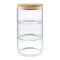 Vorratsdosenset Hedvig Naturfarben/Klar, 4-teilig