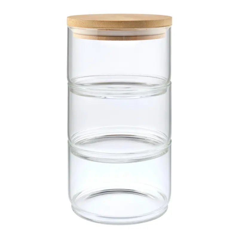 Vorratsdosenset Hedvig Naturfarben/Klar, 4-teilig