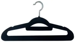 Kleiderb&uuml;gelset Velvet Schwarz, 10-teilig