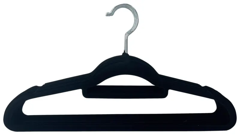 Kleiderb&uuml;gelset Velvet Schwarz, 10-teilig