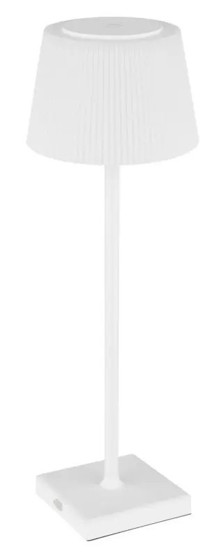 Akku-Tischleuchte Gregoir Wei&szlig; max. 4 Watt