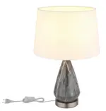 m&ouml;max Dornbirn - Ihr Trendm&ouml;belhaus in Dornbirn Tischleuchte Kisa Wei&szlig;/Nickel max. 40 Watt