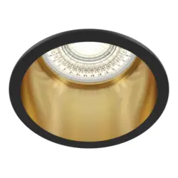 Aufbauleuchte Reif Goldfarben/Schwarz max.50 Watt