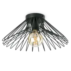 Deckenleuchte Duccio Schwarz max. 22 Watt Deckenlampe