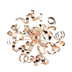 H&auml;ngeleuchte Zoe Rame Kupferfarben max. 6 Watt