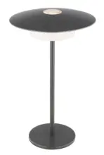 m&ouml;max Dornbirn - Ihr Trendm&ouml;belhaus in Dornbirn Akku-Tischleuchte Kyler Grau/Wei&szlig; max. 3 Watt