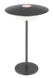 Akku-Tischleuchte Kyler Grau/Wei&szlig; max. 3 Watt