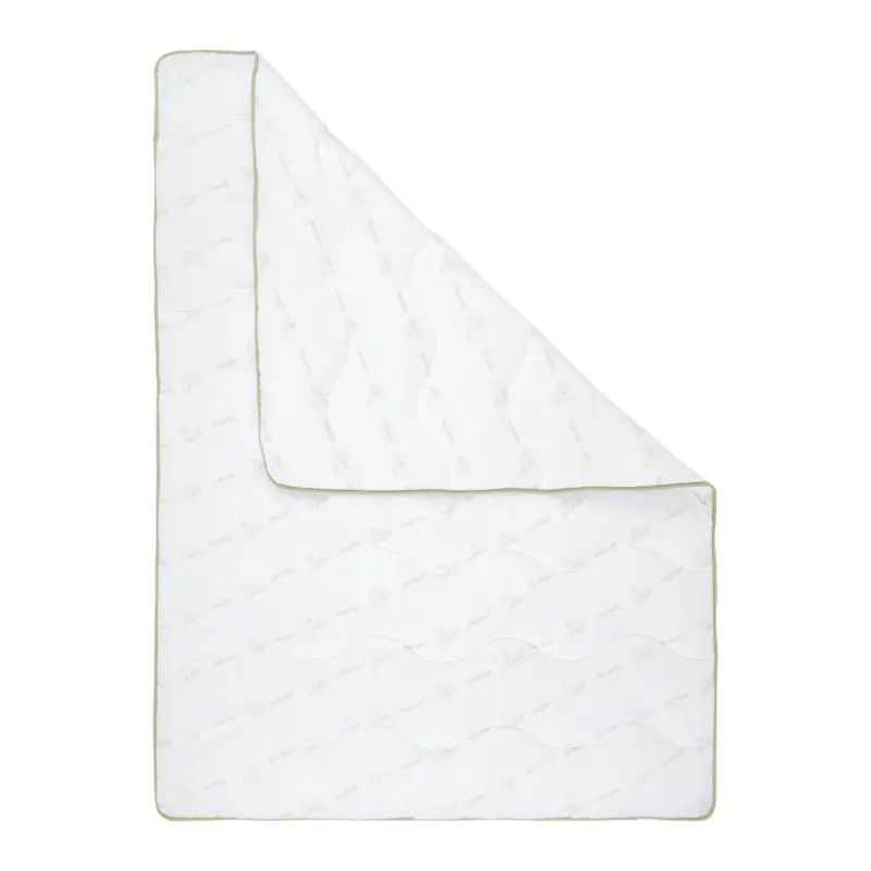 Steppdecke Bambus Wei&szlig; ca. 135x200cm