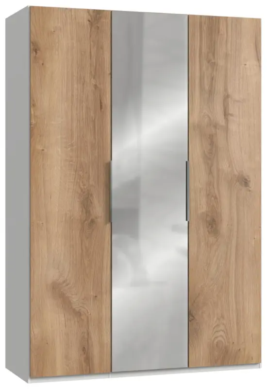 Dreht&uuml;renschrank Level 36A mit Spiegel ca. 150 cm Eiche Dekor