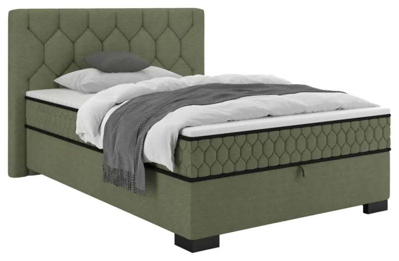 Boxbett Maya D Olivgr&uuml;n ca. 120x200cm