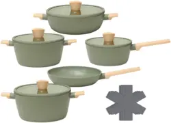 Kochtopfset Michael Gr&uuml;n, 11-teilig