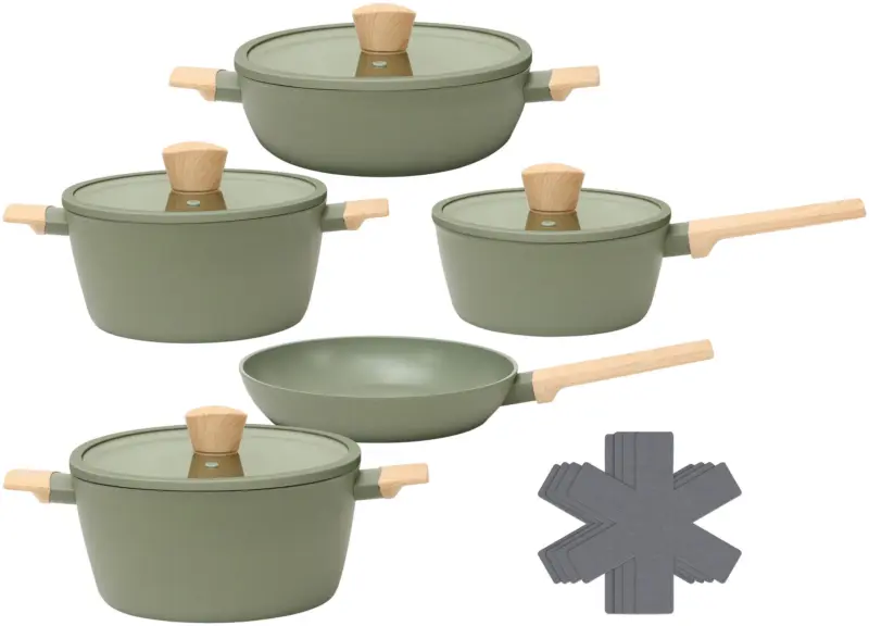 Kochtopfset Michael Gr&uuml;n, 11-teilig