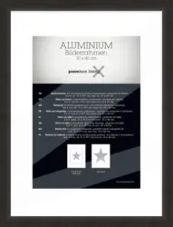 Bilderrahmen Aluminium ca. 30x40cm