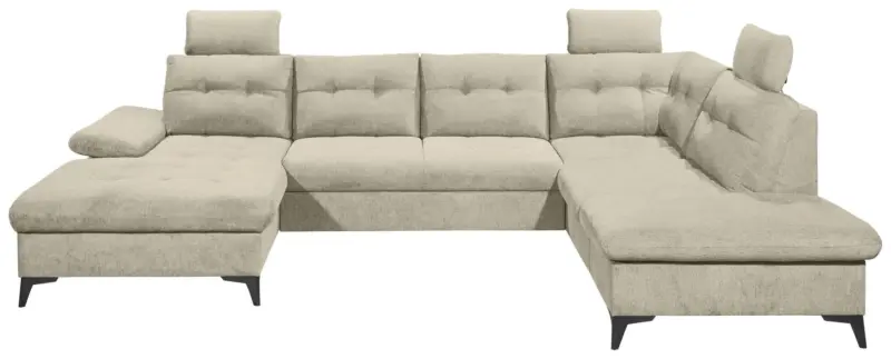 Wohnlandschaft Durban U ca. 170x324x218 cm Beige