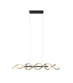 m&ouml;max Dornbirn - Ihr Trendm&ouml;belhaus in Dornbirn LED-H&auml;ngeleuchte Sequence Goldfarben max. 45 Watt