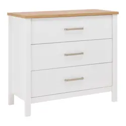Kommode Sicilia Wei&szlig;/Eiche
