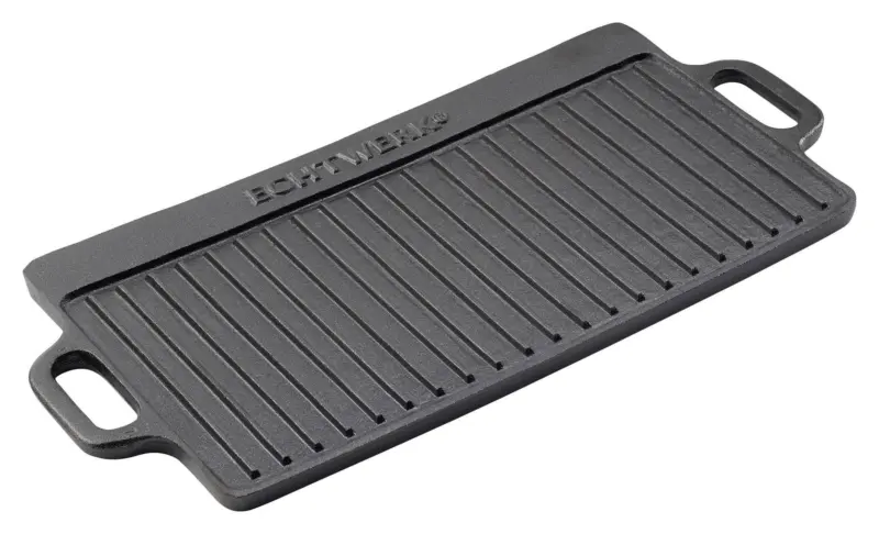 Grillzubeh&ouml;r Echtwerk Grillplatte-Gusseisen Schwarz