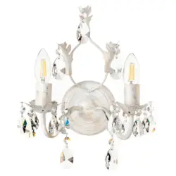 Wandleuchte Teresa Wei&szlig; max. 6 Watt Wandlampe