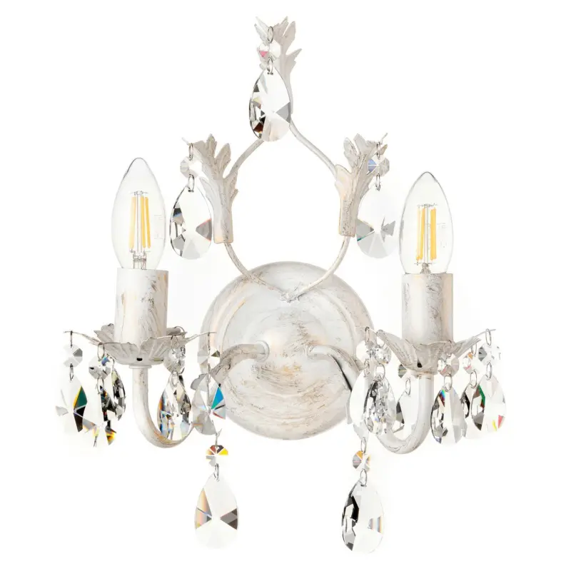 Wandleuchte Teresa Wei&szlig; max. 6 Watt Wandlampe