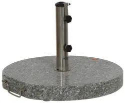 Schirmst&auml;nder Metall/Granit f&uuml;r &Oslash; 4,8 cm