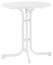 Gartentisch ca.70x70x72cm Wei&szlig;