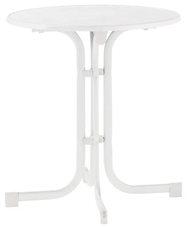 Gartentisch ca.70x70x72cm Wei&szlig;