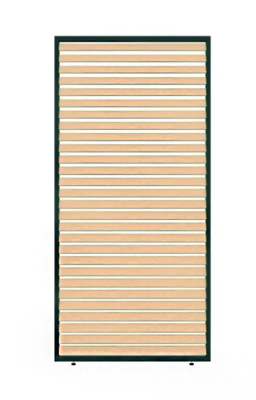 Pavillon Seitenteil ca. 123x255x10 cm Naturfarben