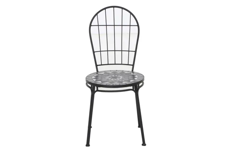 Stapelstuhl Mosaik ca. 43x93,5x49 cm